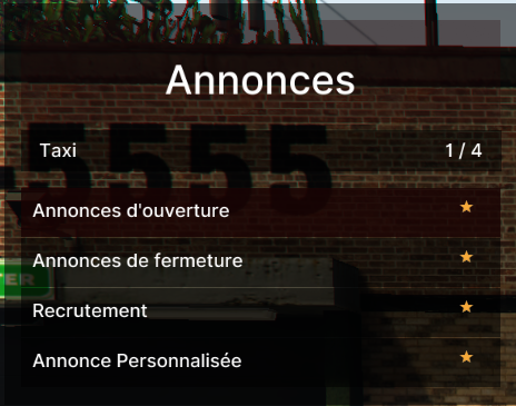 Annonces